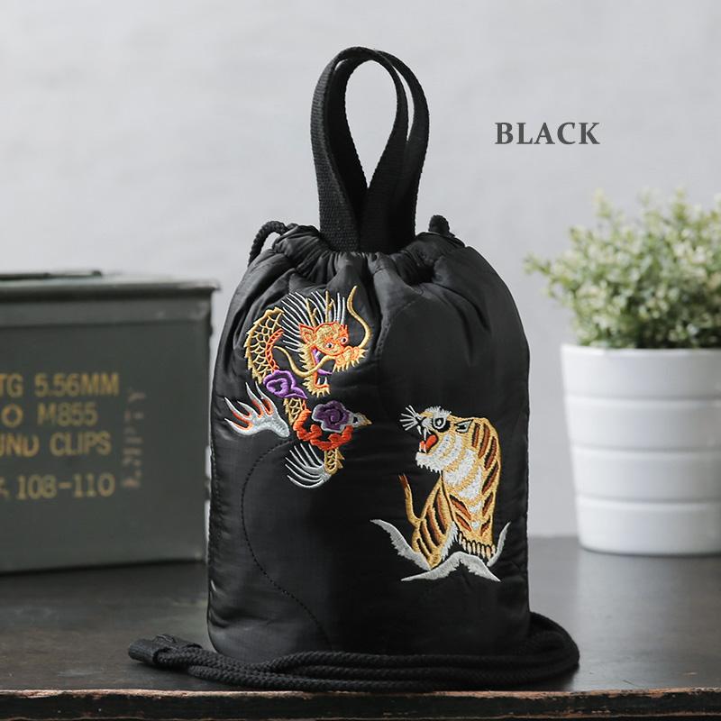 HOUSTON（ヒューストン） 6845 EMB QUILTING EFFECT BAG 刺繍