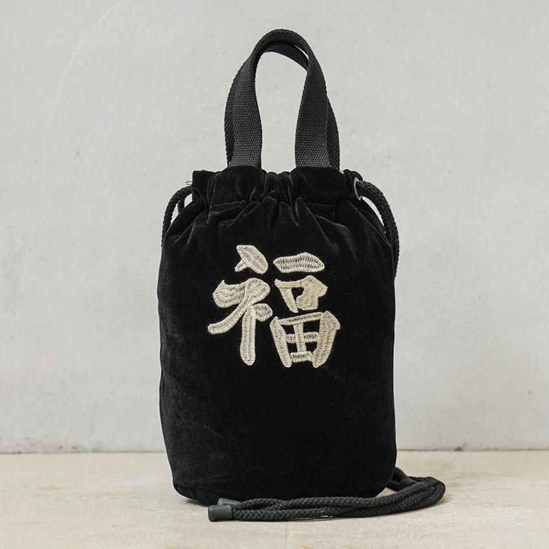 HOUSTON（ヒューストン） 6874 VELVETEEN EFFECT BAG 刺繍別珍