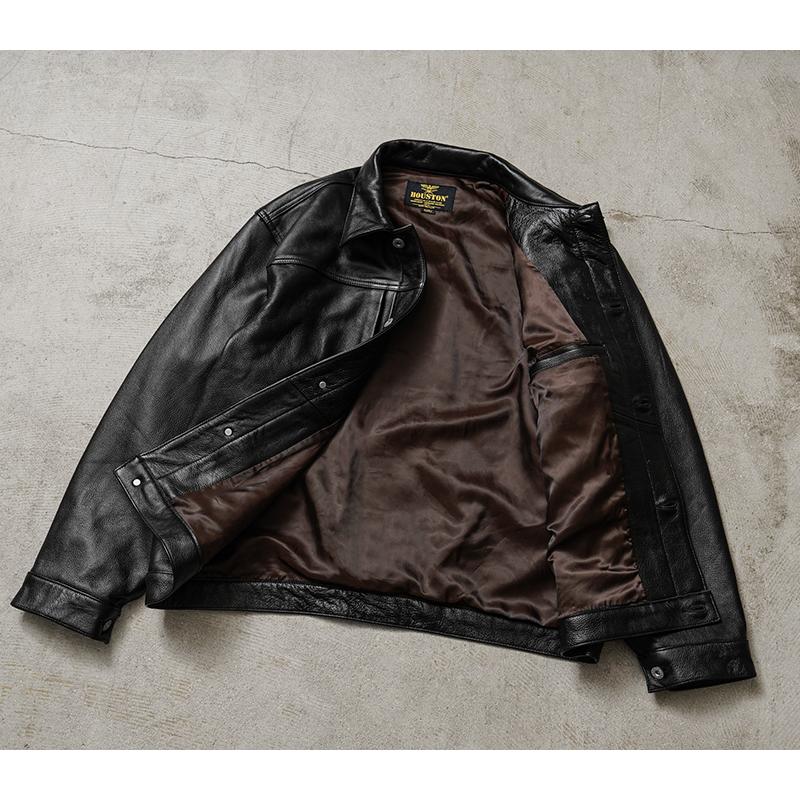 HOUSTON（ヒューストン） 8215 カウレザートラックジャケット 1st