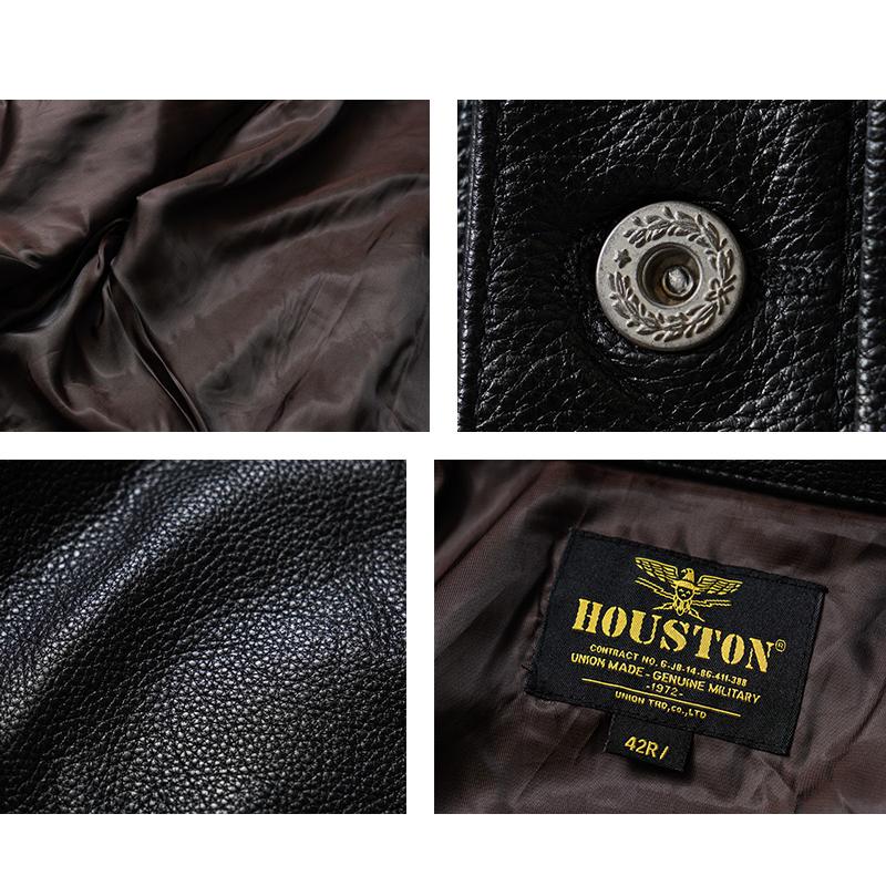 HOUSTON（ヒューストン） 8256 COW LEATHER WW II TRUCKER JACKET
