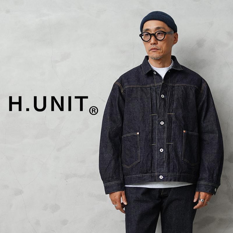 H.UNIT STORE LABEL H.UNIT エイチユニット H-JK059 Raw Denim Work