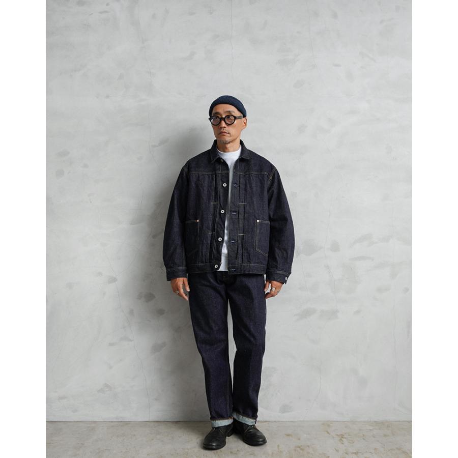 H.UNIT STORE LABEL H.UNIT エイチユニット H-JK059 Raw Denim Work