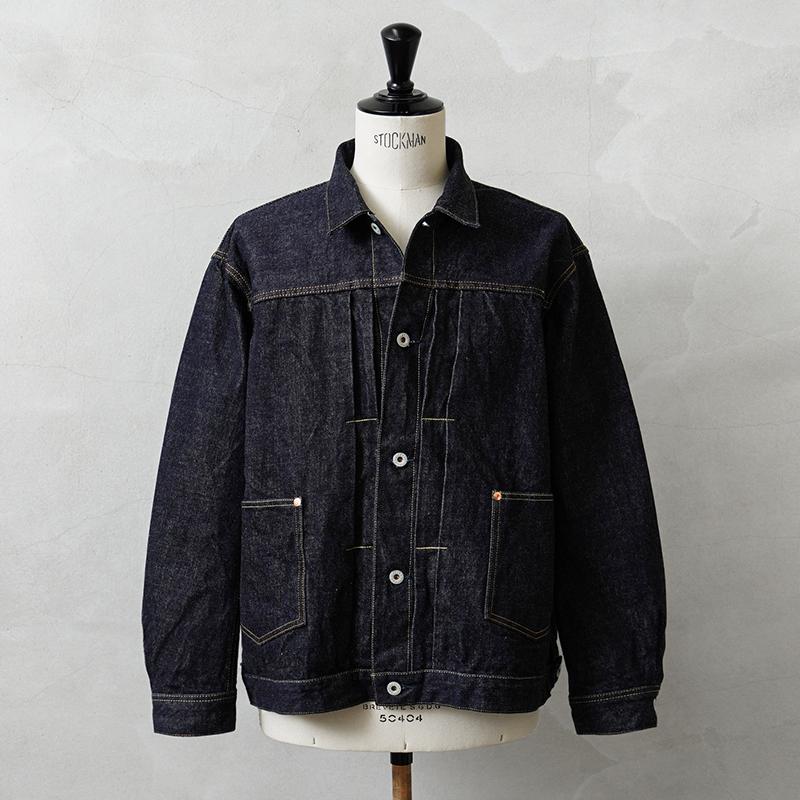 【新品未使用】タグ付き H.UNIT デニムジャケット サイズ2 H.UNIT STORE LABEL H.UNIT エイチユニット H-JK059 Raw Denim Work