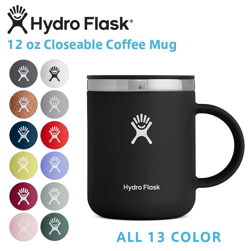 Hydro Flaskマグカップ 3種セット　グレー・ブラック・ホワイト ハイドロフラスク クローザブル コーヒーマグカップ 12oz/354ml