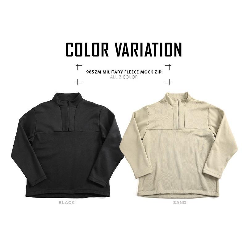 INDERA MILLS インデラミルズ 985ZM ミリタリーフリース MOCK