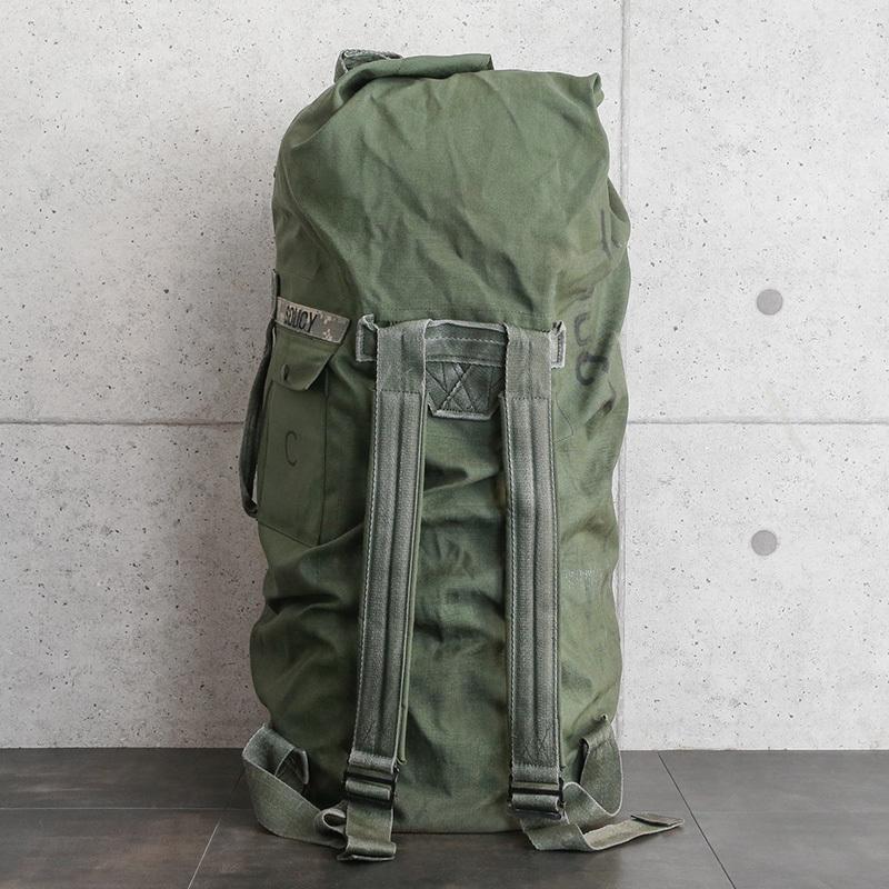 実物 USED 米軍 ダブルストラップ コーデュラナイロン ダッフルバック ミリタリーバッグ リュック バックパック 軍モノ アメリカ軍【クーポン対象外】【I】