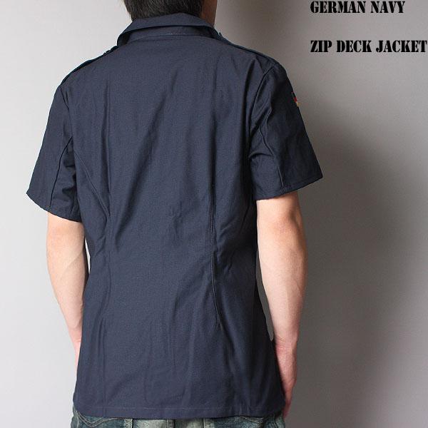 MILITARY（ミリタリー） ミリタリーシャツ 実物 新品 ドイツ海軍ジップ
