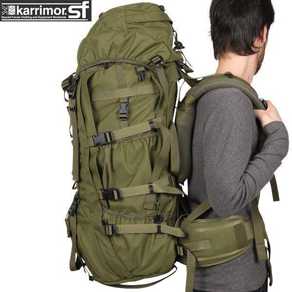 karrimor SF カリマーSF Sabre 60-100 セイバー60-100 バックパック OLIVE オリーブ ミリタリーバッグ リュックサック ブランド【Sx】【T】｜waiper｜03