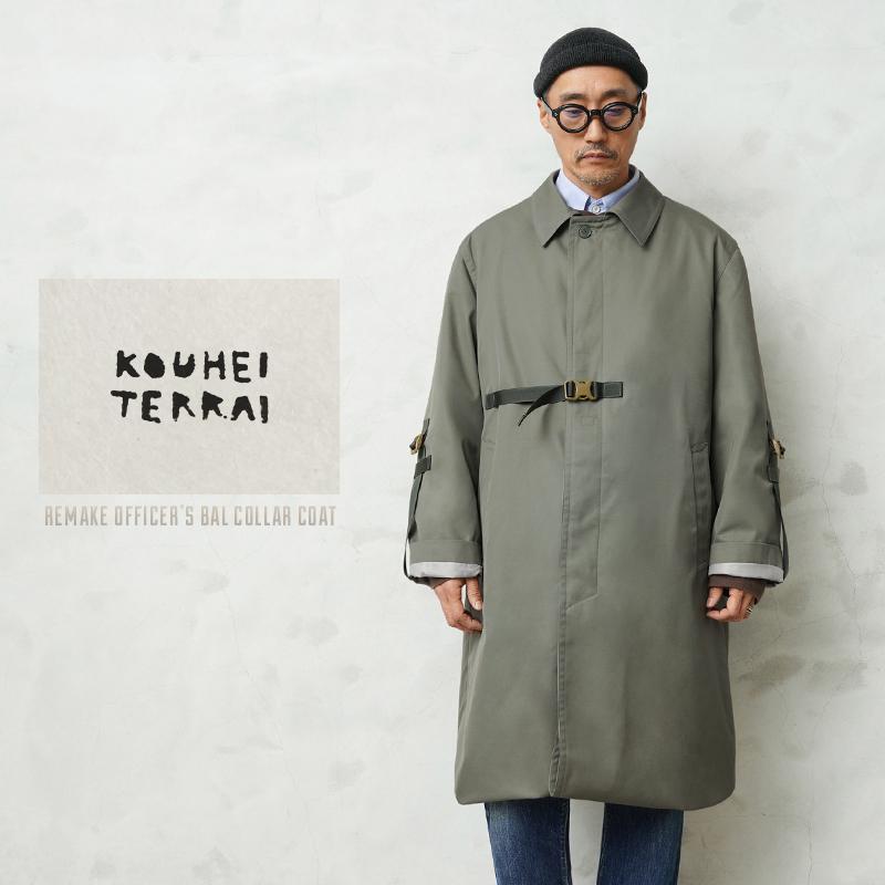 KOUHEI TERRAI コウヘイ テライ KTER2420 実物 フランス軍 リメイク オフィサー ステンカラーコート【Cx】【T】 MILITARY（ミリタリー） KOUHEI TERRAI コウヘイ テライ KTER2420 実物