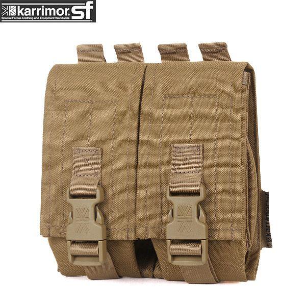 karrimor SF カリマーSF Double Ammo Pouch COYOTE コヨーテ ミリタリーポーチ プレデター45 オプション リュック【Sx】【T】｜waiper