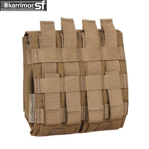 karrimor SF カリマーSF Double Ammo Pouch COYOTE コヨーテ ミリタリーポーチ プレデター45 オプション リュック【Sx】【T】｜waiper｜02