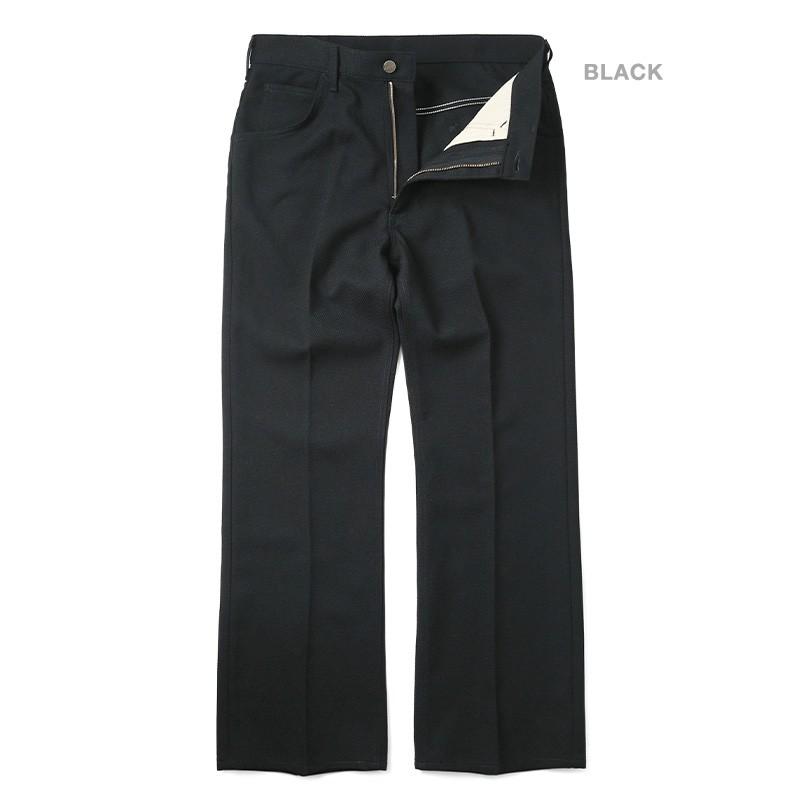 70'sアメリカ製 ポリエステルブーツカットトラウザーズ levi's lee Lee リー LM4670 70S ブーツカット トラウザー パンツ メンズ