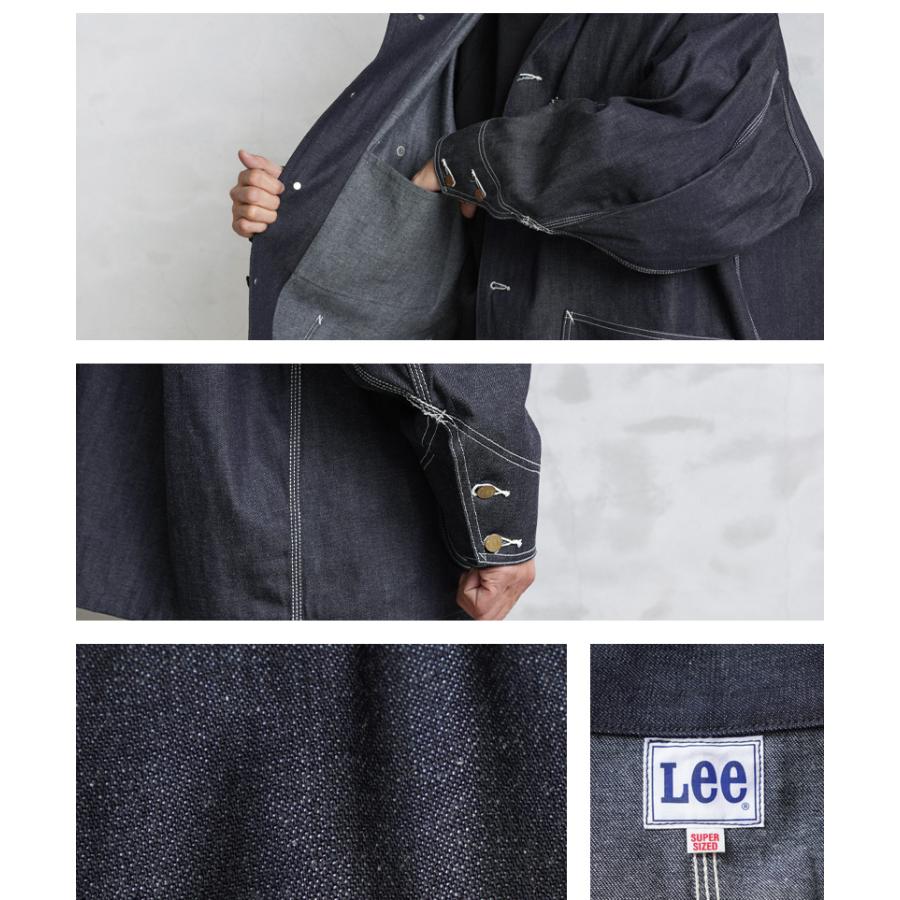 Lee リー LM4687 SUPERSIZED LOCO JACKET スーパーサイズド ロコジャケット メンズ デニムジャケット カバーオール  リジッド 生デニム ビッグサイズ【T】