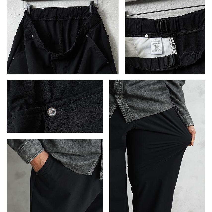 激レア　Les Mills 3/4パンツ M ホワイト×ブラック　新品・未使用 Lee（リー） LM5806 FLeeasy イージーパンツ Dot Air【クーポン対象外