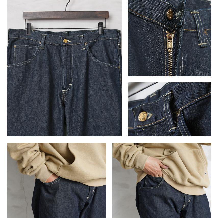 Lee リー LM8200 AMERICAN RIDERS 200 フルカットジーンズ 日本製【T】｜メンズ デニム パンツ ズボン アメカジ ストレート インディゴ 洗い ウォッシュド おしゃれ ブランド AMERICAN RIDERS Lee リー LM8200 200 フルカットジーンズ 日本製