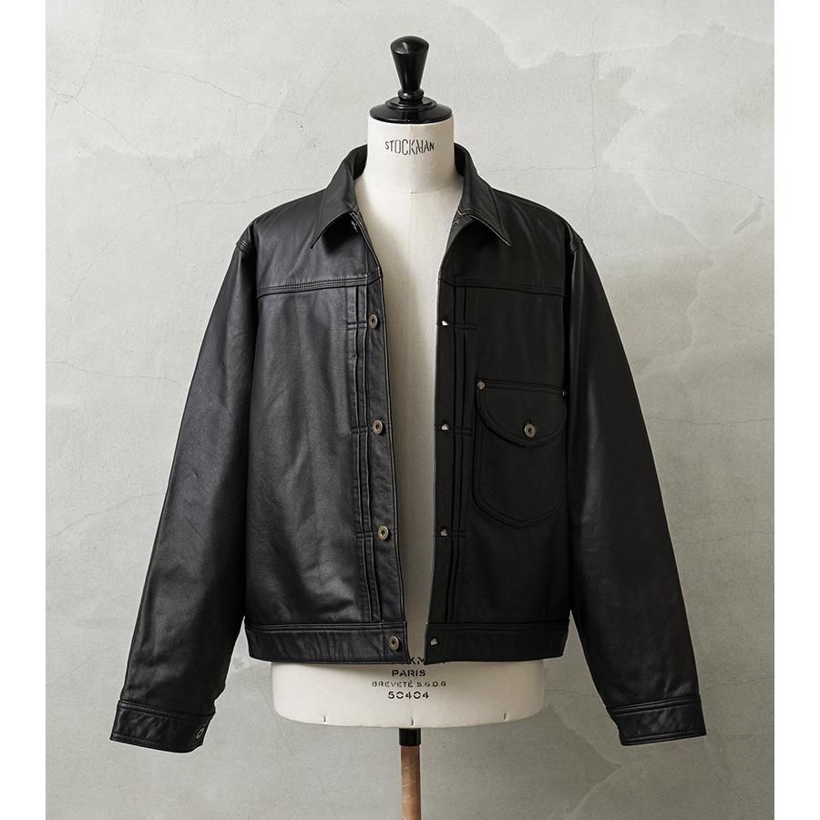 Lee / COWBOY JACKET LEATHER/38/牛革/BLK/LM9901 Lee（リー） LM9901-101 COWBOY LEATHER JACKET カウボーイ レザー