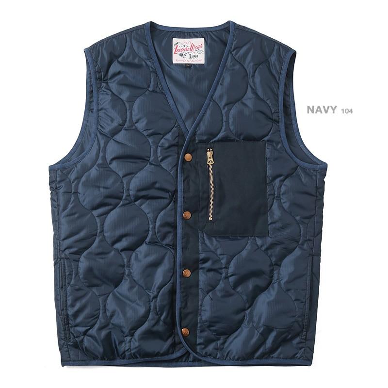 Lee リー Lt0621 キルティングベスト メンズ ジレ インナー 中綿入り ライナー アメカジ ワーク ブランド 秋冬 Lee Lt0621 ミリタリーショップwaiper 通販 Yahoo ショッピング