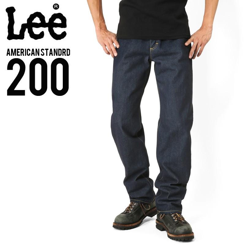 【T2】Lee リー AMERICAN STANDARD 200 フルカットデニムジーンズ ワンウォッシュ（00）【T】 Lee（リー） AMERICAN STANDRD 200 フルカットデニムジーンズ ワン