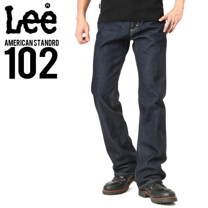 Lee リー American Standrd 102ブーツカットデニムジーンズ ワンウォッシュ 100 メンズ ジーンズ ジーパン ズボン ブランド 楽ギフ のし宛書