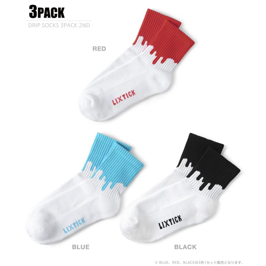NIKE NEWERA NORTHFACE LIXTICK ソックス LIXTICK（リックスティック） DRIP SOCKS 3PACK ドリップ ソックス