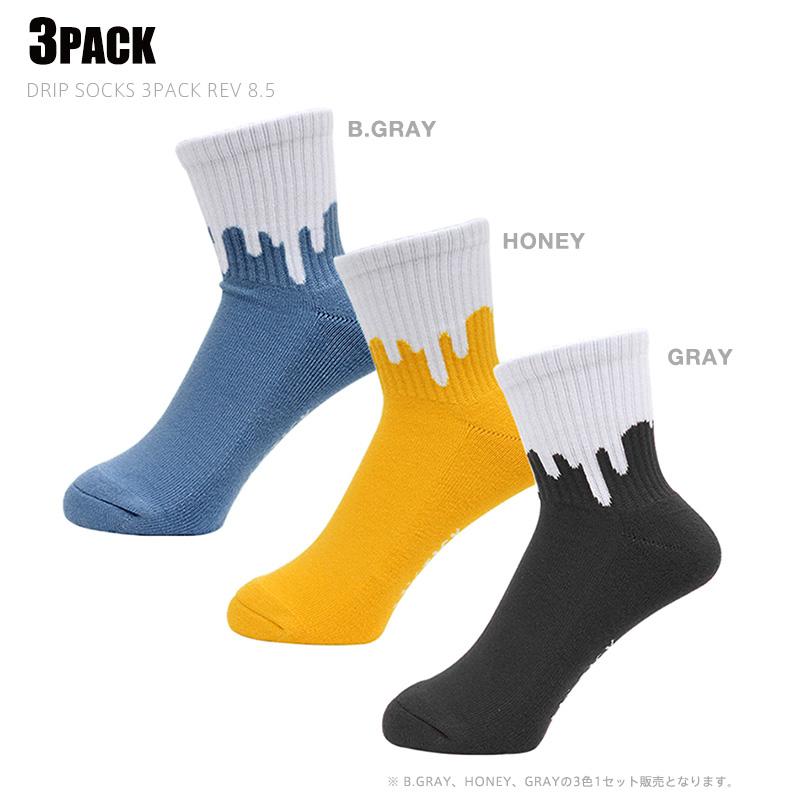 LIXTICK（リックスティック） DRIP SOCKS 3PACK REVERSE ドリップ