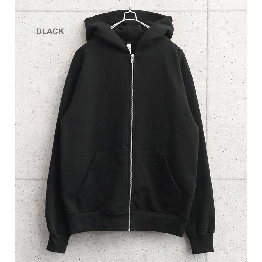 LOS ANGELES APPAREL ロサンゼルスアパレル HF10 14oz ヘビーフリース ジップアップ フーディー MADE IN USA 肉厚 スウェット ヘビーウェイト ロスアパ【T】