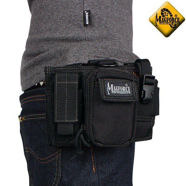 MAGFORCE（マグフォース） MF-0324 M-11 Waistpack Black デジカメ