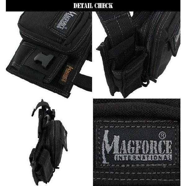 MAGFORCE（マグフォース） MF-0324 M-11 Waistpack Black デジカメ