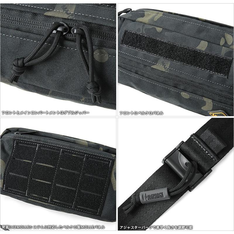 ★  US限定収納たっぷりのフラッグロゴボディーバッグ MAGFORCE（マグフォース） MF-3312 CITY TRAVEL WAISTPACK SMALL