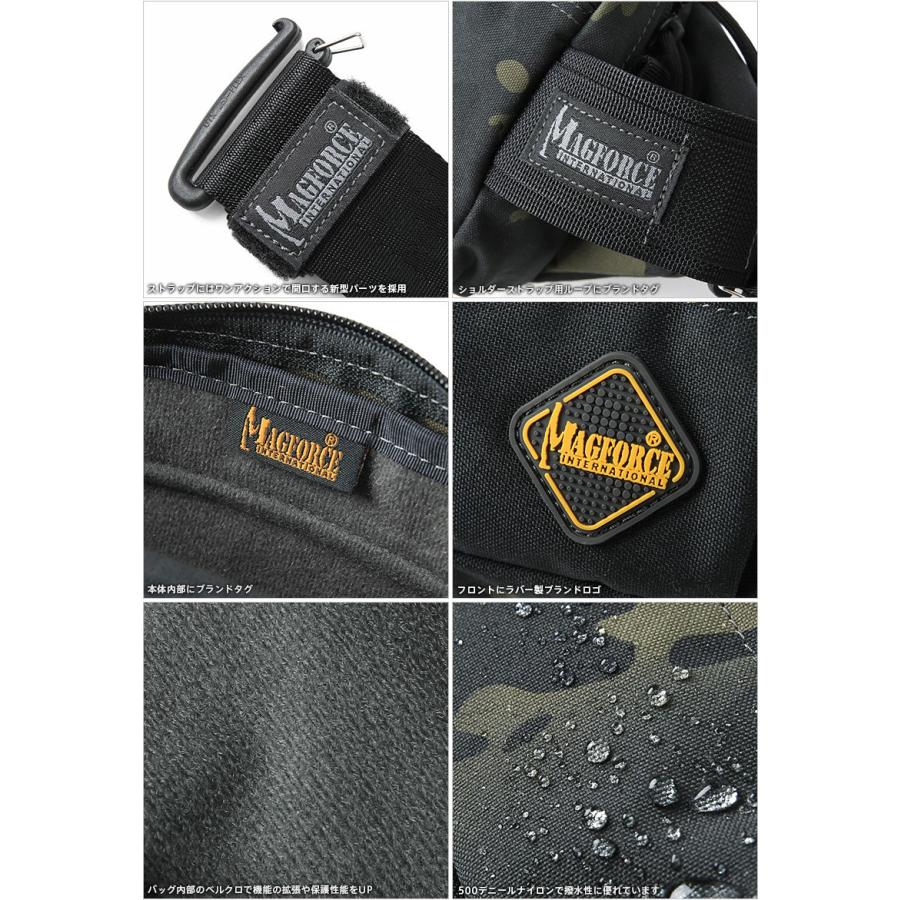 MAGFORCEマグフォースWAIPER別注ミリタリーバッグ MAGFORCE（マグフォース） MF-3313 CITY TRAVEL WAISTPACK MEDIUM