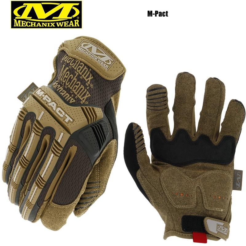 MechanixWear メカニックスウェア M-Pact Glove エムパクト グローブ BROWN MPT-07 サバゲー 手袋 装備 メンズ 必需品【T】｜waiper