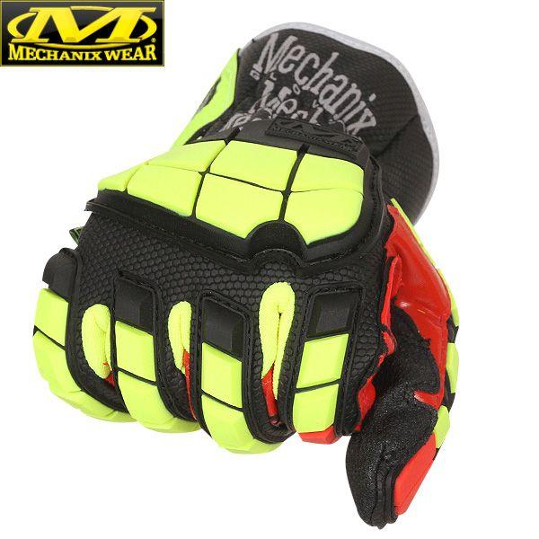 Mechanix Wear メカニックス ウェア M-Pact EXP-2 Glove Hi-Viz Yellow オールラウンドグローブ メカニック サバゲー グローブ 装備【T】｜waiper｜05