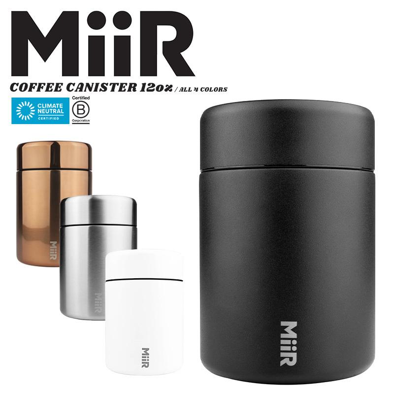 MiiR ミアー Coffee Canister コーヒーキャニスター 12oz 保温 保冷 汁物 アウトドアグッズ ソロキャンプ用品 おしゃれ メーカー【クーポン対象外】【T】｜waiper