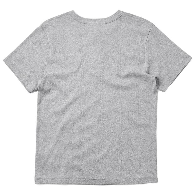ミラー MILLER 111C S/S パネルリブ ヘンリーネック パックTシャツ