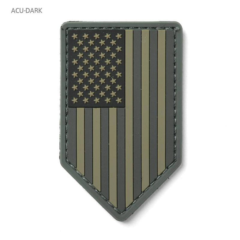 【ネコポス配送可】 MIL-SPEC MONKEY ミルスペックモンキー パッチ(ワッペン）US Flag Vertical Shield PVC ミリタリー サバゲー アクセサリー【T】｜waiper｜03