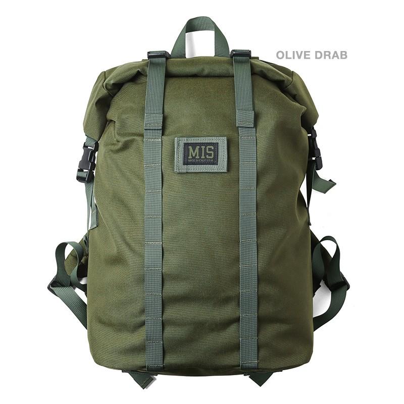 MIS エムアイエス MIS-1009 CORDURA NYLON ロールアップ バックパック
