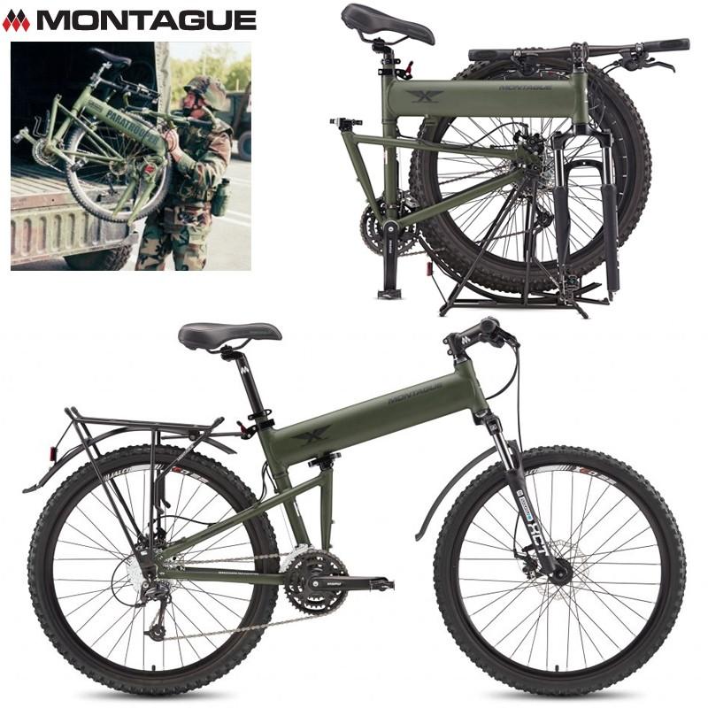 MONTAGUE モンタギュー PARATROOPER パラトルーパー マウンテンバイク 折りたたみ自転車 ミリタリー【クーポン対象外】【T】｜waiper