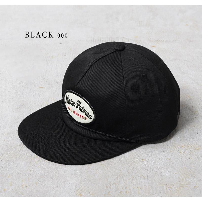 Mr.FATMAN ミスターファットマン 5244011 COTTON WAPPEN トラッカー キャップ 日本製【Cx】【T】｜メンズ 帽子 大きいサイズ ワッペン ツバ付き オールシーズン カジュアル ブランド おしゃれ Mr.FATMAN ミスターファットマン 5244011 COTTON WAPPEN トラッカー