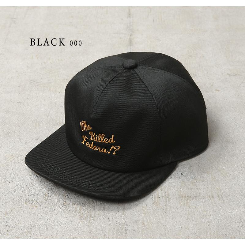 Mr.FATMAN ミスターファットマン 5262004 EMBROIDERY FLIP CAP エン