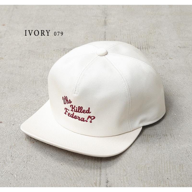 Mr.FATMAN ミスターファットマン 5262004 EMBROIDERY FLIP CAP エン