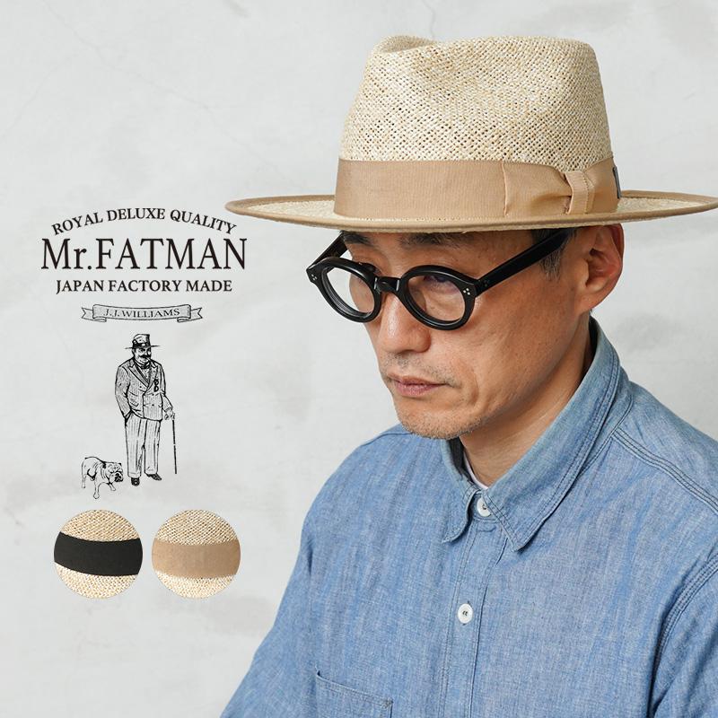 Mr.FATMAN ミスターファットマン　ハット Mr.FATMAN ミスターファットマン 6252001 TWO DOLLAR VISCOSE ストロー
