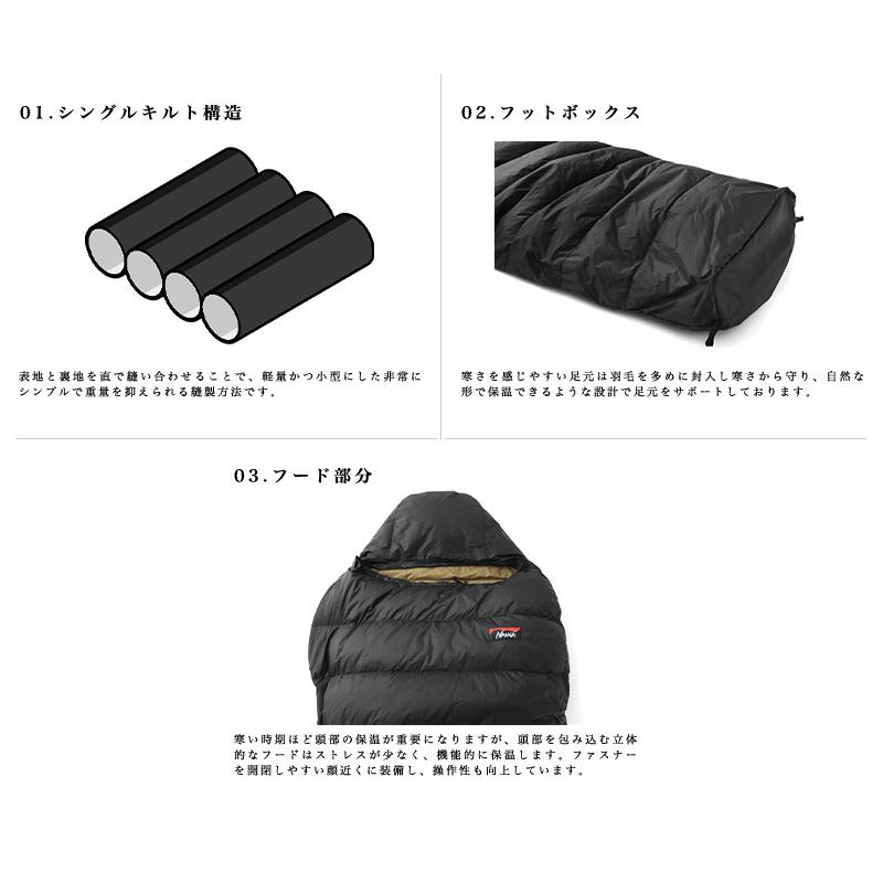 NANGA ナンガ MOUNTAIN LODGE BAG 120 スリーピングバッグ NANGA ナンガ MOUNTAIN LODGE BAG 120 スリーピングバッグ