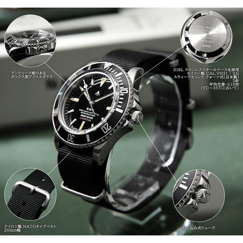 NAVAL WATCH ナバルウォッチ WAIPER別注 FRXE012 Produced By NAVAL WATCH ナバルウォッチ WAIPER別注 FRXE012 Produced By