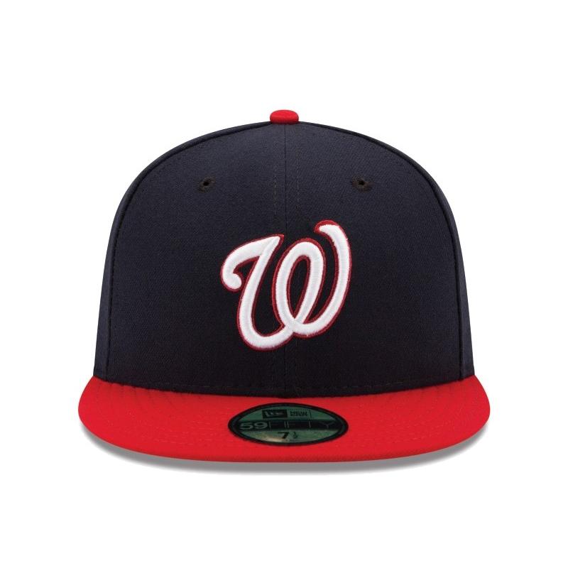 New Era 59FIFTY キャップ ネイビー レッド Sロゴ 59FIFTY 【メーカー取次】NEW ERA ニューエラ MLB On-Field ワシントン