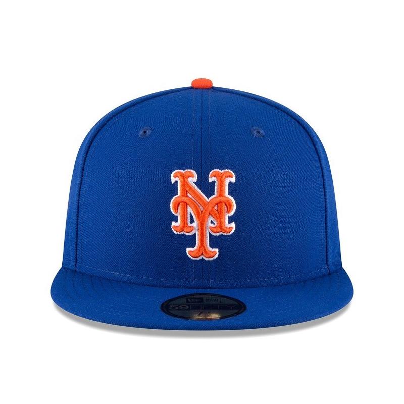 【メーカー取次】 NEW ERA ニューエラ 59FIFTY MLB On-Field ニューヨーク・メッツ ブルーXオレンジ ホワイトライン 13554990 キャップ【クーポン対象外】【T】｜waiper｜02