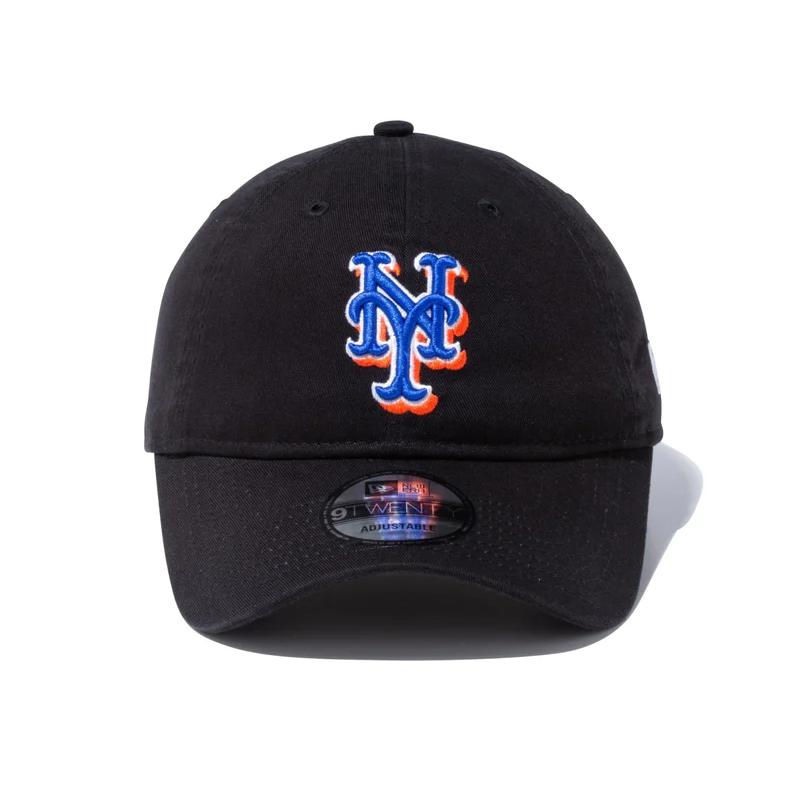 【メーカー取次】NEW ERA ニューエラ  9TWENTY ウォッシュドコットン ニューヨーク・メッツ ブラック 13552113 キャップ 【クーポン対象外】【T】｜waiper｜02