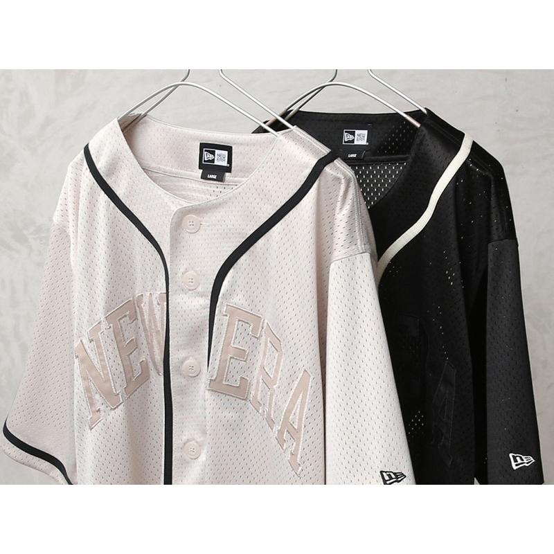 NEWERA ベイスボールシャツ NEW ERA（ニューエラ） メッシュ ベースボールシャツ ストリート 26SS