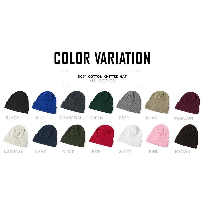 newhattan NEWHATTAN ニューハッタン 3071 COTTON KNITTED HAT