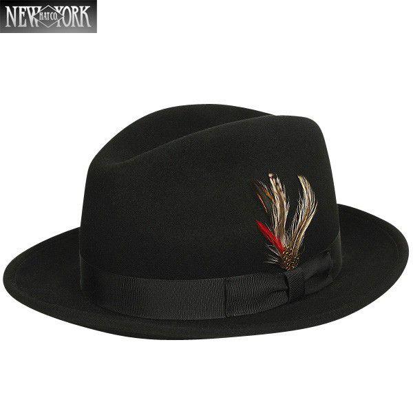 New York Hat ニューヨークハット 5319 Lite Felt Fedora ハット ブラック メンズ レディース 帽子 アメカジ フェドラ ハット フェルト生地 ブランド 5319 Newyorkhat 5319 Hat ミリタリーショップwaiper 通販 Yahoo ショッピング