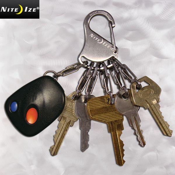 NITE IZE（ナイトアイズ） S-BINER KEYRACK STEEL (エスビナーキー